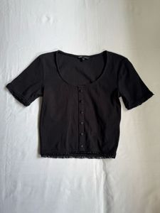 ONLY Black crop top