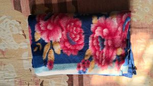 Cozy Floral Fleece Blanket (Double Bed)