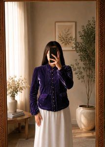 Elegant Velvet Jacket