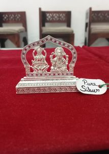 Pure Silver Lakshmi Ganesh Murti (wt:23.700g)