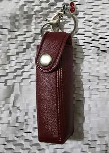 tira beauty Stylish lipstick Holder Leather Keycha