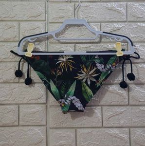 Sweet Secret Tropical Print Bikini Bottom