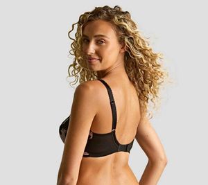 panache Elegant Floral Print Bra