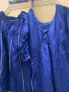 Royal Blue Ethnic Kurta with duppta Set