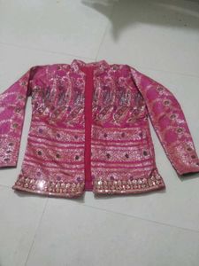 Vibrant Pink Flaired Sharara Set