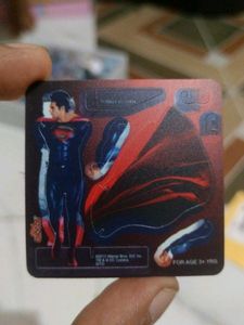 Set of 3 Superman Chocos Buildup Card