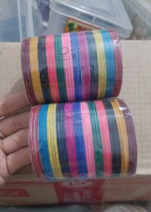 Colorful Stack of Bangles