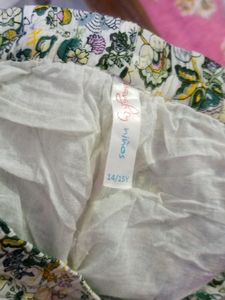 Girls Crop Top with Plazo