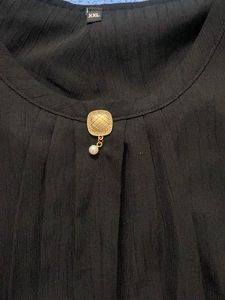 Elegant Black Tunic Top