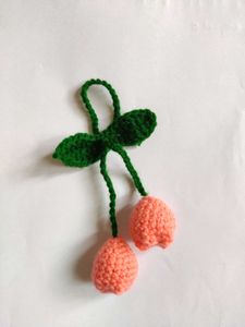 Handmade Crochet Tulip Hair Tie
