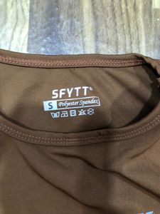 Active wear Brown Long Sleeve shirt