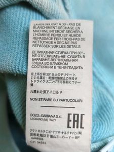 Dolce &amp; Gabbana Blue Tie-Dye Sweatshirt