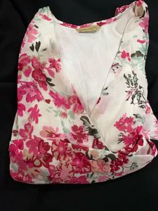Floral Print Dress (L Size)