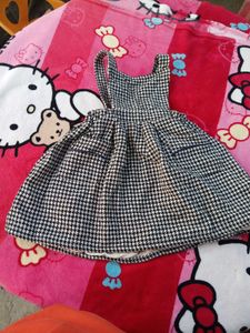 Cute Houndstooth Dress girls