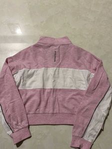 Pink 'Be Athletic' Quarter Zip Sweatshirt