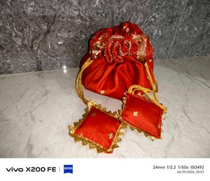 Set of 3 Ethnic Potli Bags