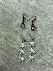 Cute Daisy Drop Earrings