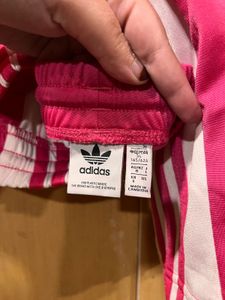 Adidas Pink Snap Button Track Pants
