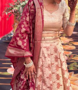 Stunning Silk Lehenga Choli Set