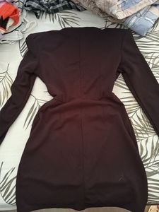 Chic Black Blazer Dress