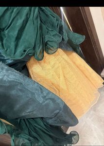 Elegant Green Lehenga 3 Set