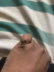 Impon Delicate Floral Ring with Stones