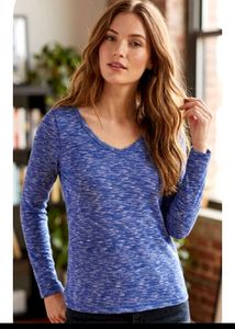 Beautiful V-Neck Long Sleeve Top
