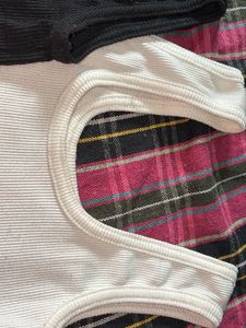 Ribbed Tank Tops (Black &amp; White)