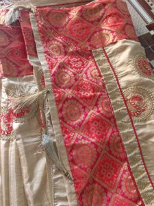 Elegant Silk Saree with Embellishments