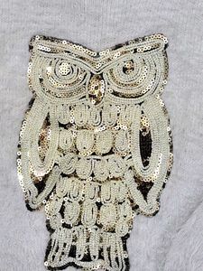Owl Sequin Sweater