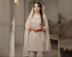 Elegant Embroidered Kurta Set