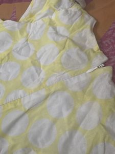 Cute Yellow Polka Dot Dress