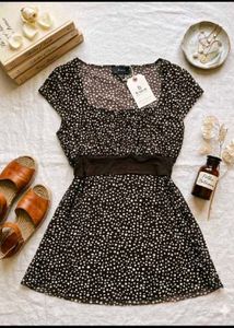 Chic Polka Dot Mini Dress