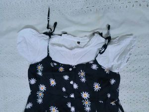 Cute Daisy Print Sundress