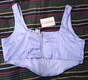 Satin Corset Top