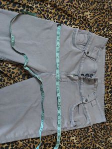 Free delivery - Light Grey Slim Fit Jeans