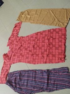 Combo... Plazo, Pant &amp; Kurti....L Size