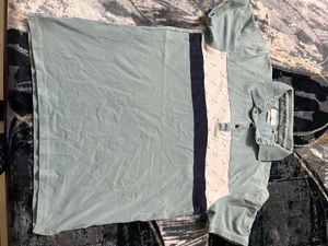light sea green Casual T-shirt