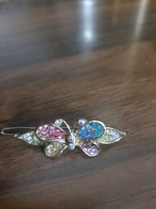 Stone Hair Clips