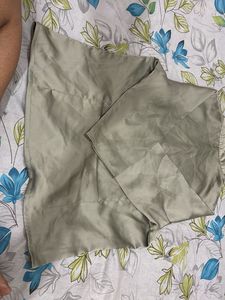 Elegant Olive Satin Shirt