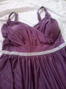 Sparkling Purple Maxi Dress