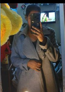 Stylish Gray Trench Coat