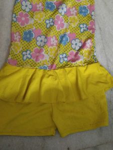 Cute Floral Swimsuit for Girls