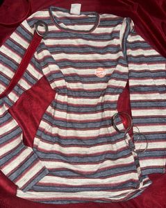 Striped Long Sleeve Top