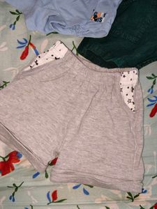 Cute Boys Shorts Bundle - Three Pairs