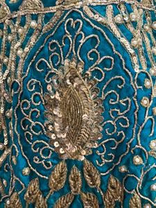 Teal Green Lehenga Choli And Duppatta