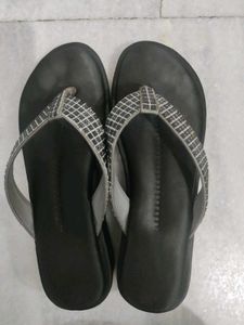 Sparkly Wedge Flip-Flops