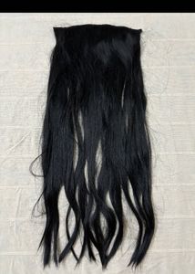 Clip-in Black Straight Hair Extensions