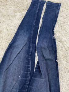 Classic Dark Wash Denim Jeans