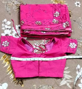 PINK PARTY WEAR SAREE